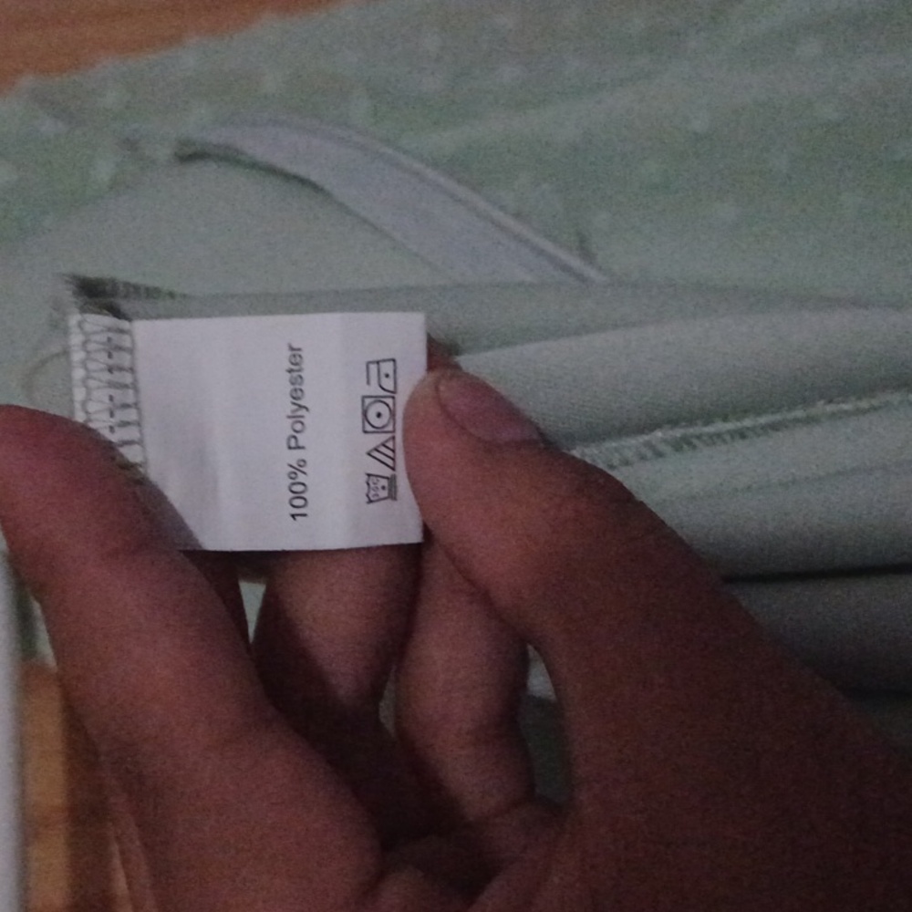 Mint Ruffle Dress - Picture 13 of 15